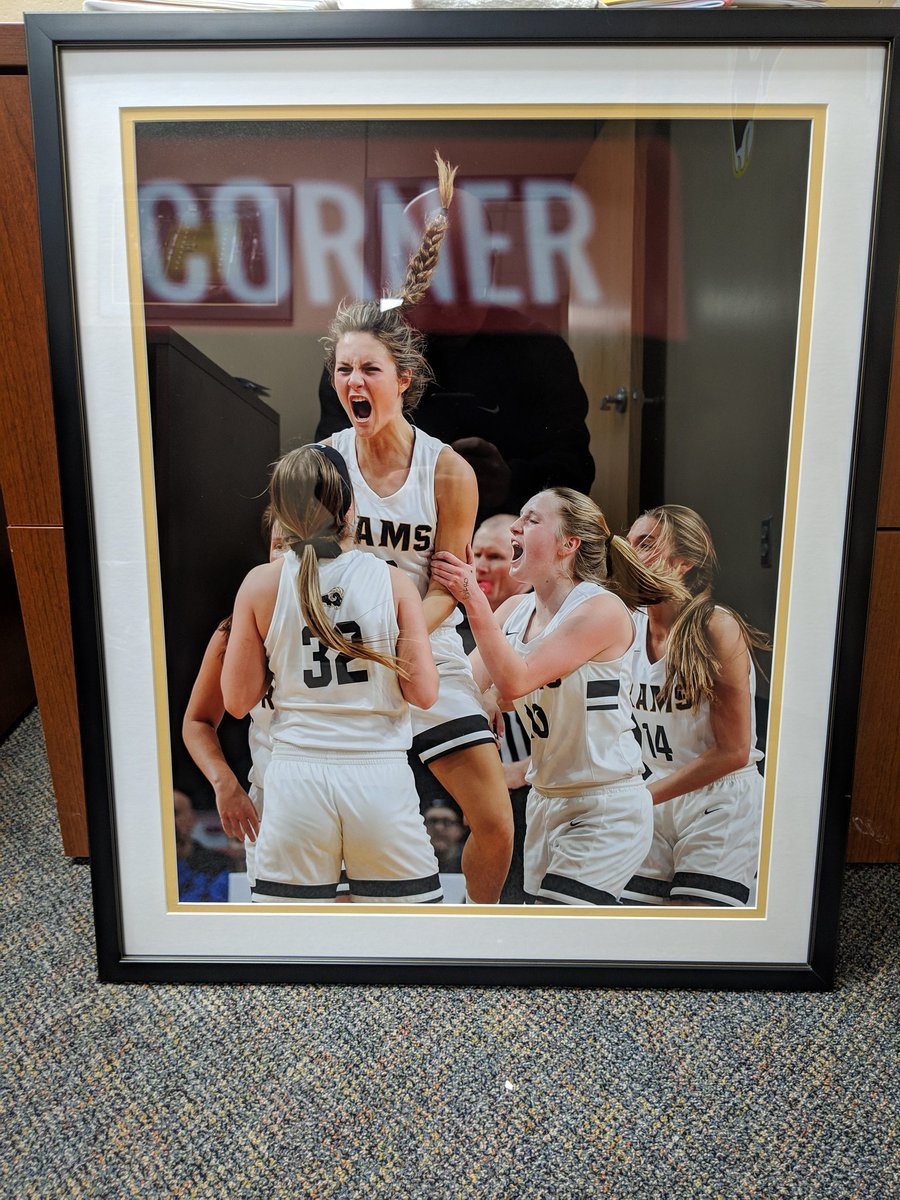 Proud to display this photo of <a href="/albertsonsami/">Sami Albertson</a> <a href="/larkins_grace/">Grace Larkins</a> <a href="/mcgraw_maggie/">Maggie Espenmiller - McGraw</a> <a href="/jessicastuart34/">Jessica Stuart</a> <a href="/KruseRylie/">rylie kruse</a> of <a href="/sepgirlsbball/">SEP Girls Basketball</a> in our activities office courtesy of <a href="/MPutneyMedia/">Matthew Putney</a> and Sue's Custom Framing of Pleasant Hill.