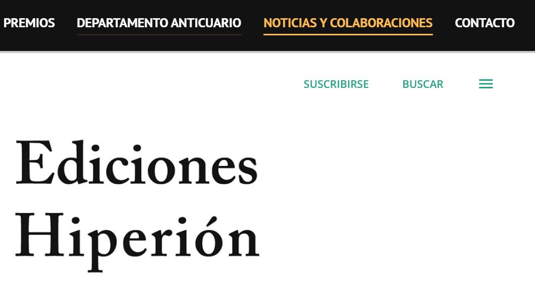 Os recordamos que en nuestra web hiperion.com hay una opción para suscribirse a nuestra sección de noticias.