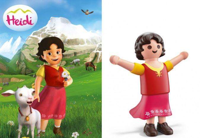 caja_clicks's tweet photo. Playmobil® cierra acuerdos con varias marcas para lanzar referencias en próximos años basadas en series y películas, y hoy se ha confirmado que veremos a Heidi en "click" para 2020.

Este sería el borrador de la figura de la protagonista. :)

Imagen: Studio 100/m4e / Playmobil® https://t.co/hfMajWsIJY