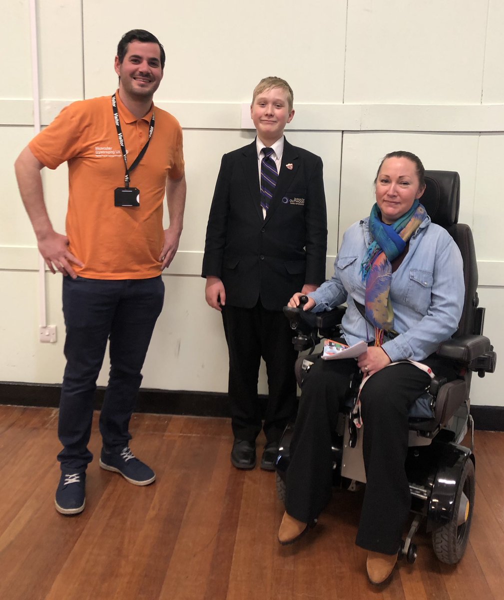 outwoodripon's tweet photo. A fantastic assembly today from Muscular Dystrophy UK who are supporting Yr8 student Jamie in promoting his fundraising idea, ‘Jamie’s Challenge’. See leaflets in the academy for more details or speak to Jamie! 
@MDUK_News @StuartM_MDUK https://t.co/R2gePtStCi