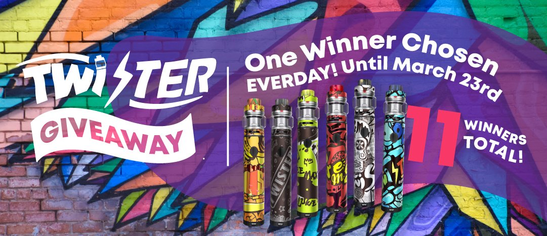 EightVape's tweet photo. ⭐️⭐️💨FLASH GIVEAWAY💨⭐️⭐️

Due to an unfortunate shipping conflict we have to pick ONE new giveaway winner TODAY!

Like this. Comment. Tag a friend. Winner will be picked 1 PM PST TODAY! To avoid shipping mishaps, have an EightVape account and be residing in the USA

GO! https://t.co/KrAdXWXKHC