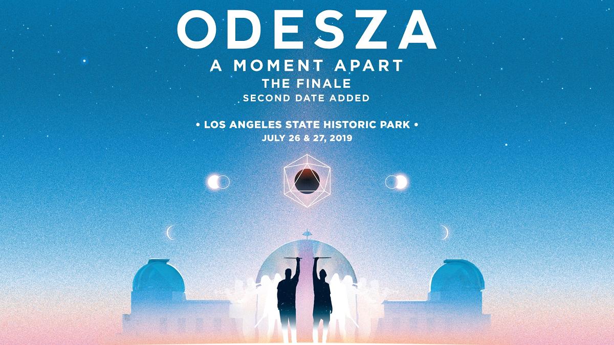 TheScenestar's tweet photo. Odesza (@Odesza) now have two 'A Moment Apart' dates scheduled at Los Angeles State Historic Park (@LASHP)!
Tickets are on sale now: https://t.co/p9uadPdDcV
#Odesza #LASHP #LosAngelesStateHistoricPark https://t.co/OdGOJ8HWTx