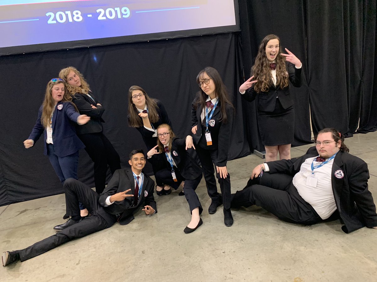 kellylewis2018's tweet photo. So proud of these students!! The support and love they have for each other makes this advisor extremely grateful. #ccsdtn #TNHOSASLC2019 #ccchsshowingoff https://t.co/huUhGd0Y7i