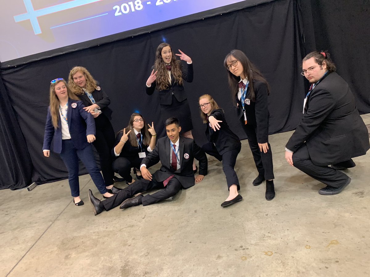 kellylewis2018's tweet photo. So proud of these students!! The support and love they have for each other makes this advisor extremely grateful. #ccsdtn #TNHOSASLC2019 #ccchsshowingoff https://t.co/huUhGd0Y7i