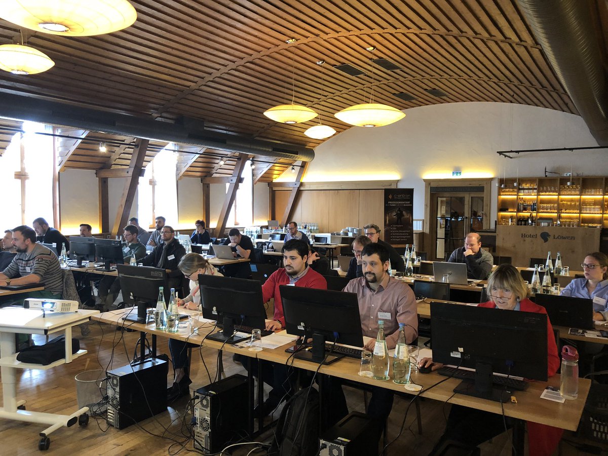 centronsoftware's tweet photo. Heute begrüßen wir unsere Kunden im Hotel &amp; Gasthof Löwen zu unserem c-entron Basic Workshop. Mit vielen Praxisbeispielen und Übungen werden die Teilnehmer einen 360° Rundumblick von c-entron erhalten.

#Workshop #grundlagen #lernen #erp #centron #ulm https://t.co/0Vt5Wyqp52