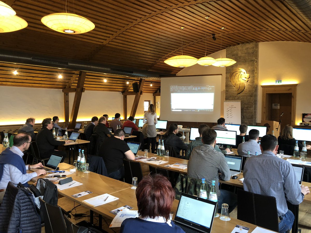 centronsoftware's tweet photo. Heute begrüßen wir unsere Kunden im Hotel &amp; Gasthof Löwen zu unserem c-entron Basic Workshop. Mit vielen Praxisbeispielen und Übungen werden die Teilnehmer einen 360° Rundumblick von c-entron erhalten.

#Workshop #grundlagen #lernen #erp #centron #ulm https://t.co/0Vt5Wyqp52