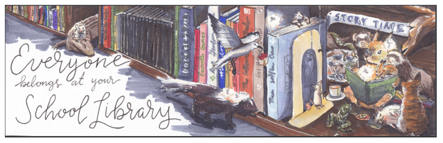wcsFHSLibrarian's tweet photo. Congratulations to Madeline Zhang for winning 1st place in the state wide 2019 @tasltn bookmark contest for #slm19! Over 270 entries were submitted. We are so proud that Madeline's work will be shared with students and educators across TN! #taslchat #WCSLibs https://t.co/pViA8wzszB