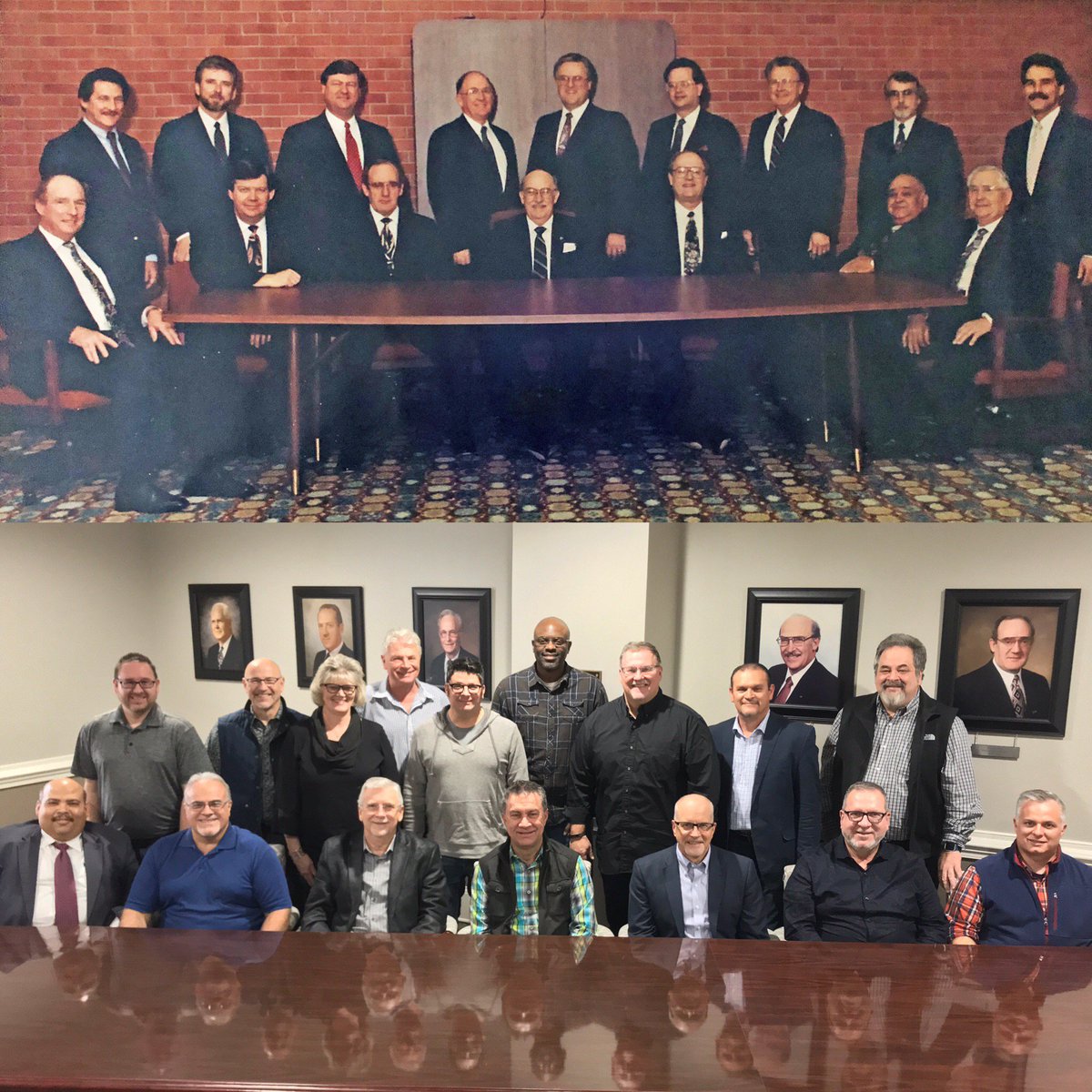 the_NCAG's tweet photo. Then and now, NCAG Leadership! #NCAGCelebrates75 https://t.co/Bkvf46KRPZ https://t.co/ZpdyyCKuUS