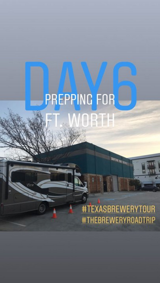 brewarchitect's tweet photo. Day 6 of #thebreweryroadtrip takes us from Dallas to the heart of Ft. Worth! Keep an eye out for updates and our RV rolling across #themetroplex as the day progresses at https://t.co/YKxGFK3663! #craftbeer #breweryarchitect #FortWorth #DFW https://t.co/owqowXjqpR
