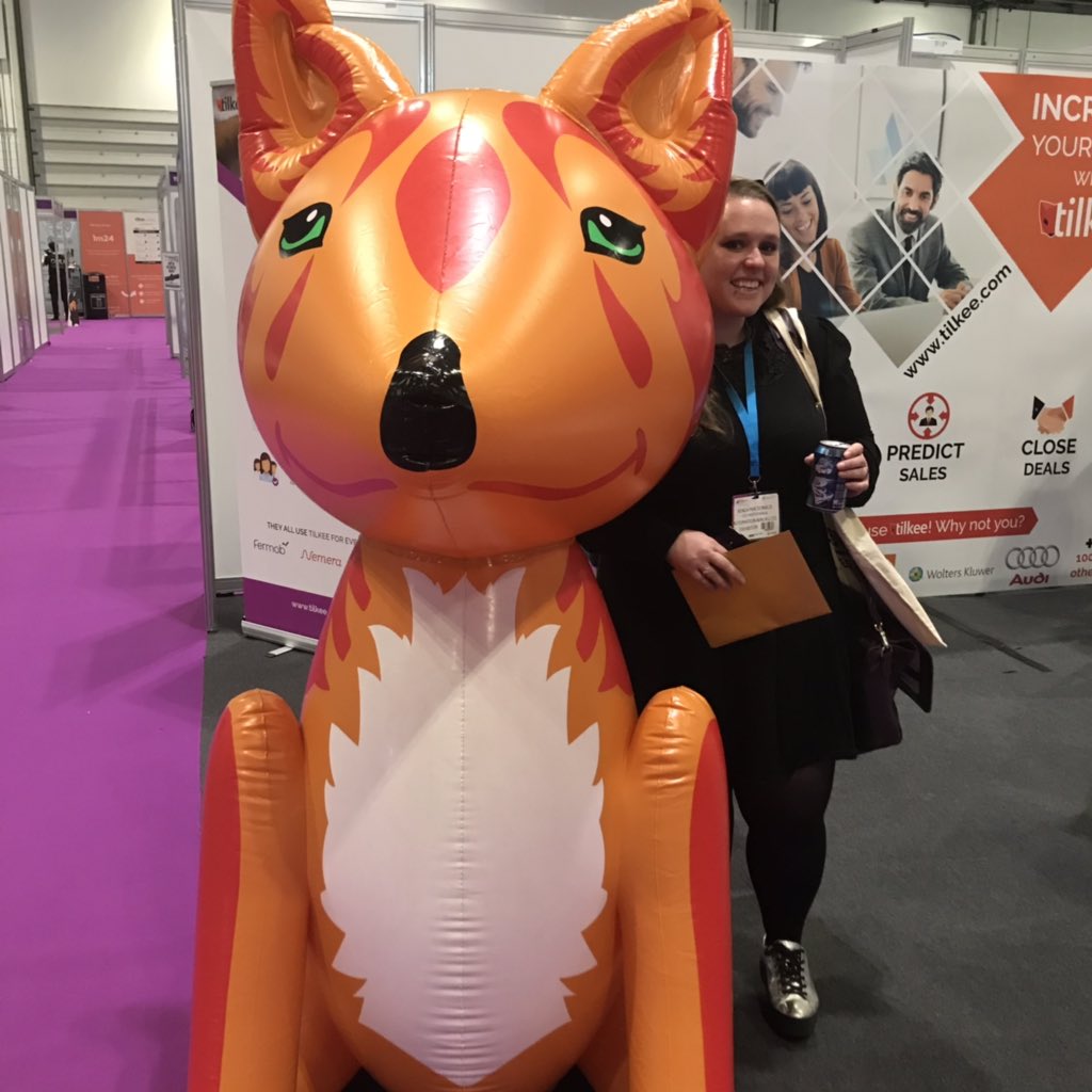 Love the <a href="/tilkee/">tilke carlens</a> fox! #B2BMarketing19