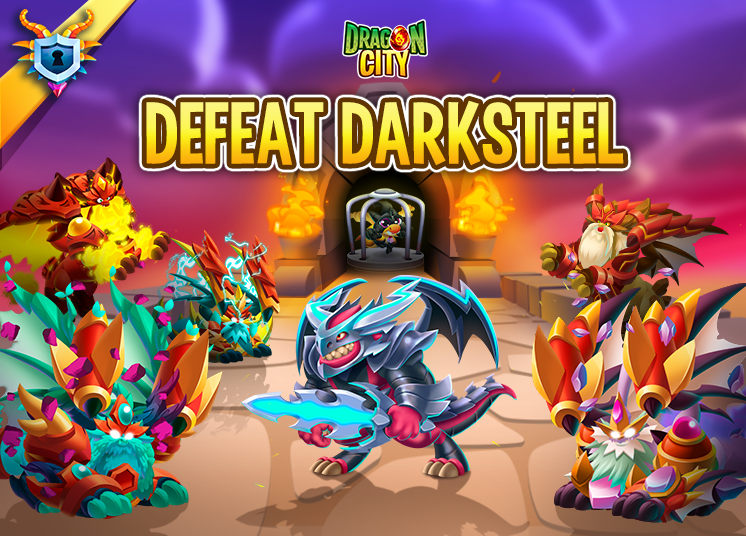 DragonCityGame's tweet photo. The evil Darksteel Dragon continues to taunt our Dragon Masters from within the Dragon Rescue. Are you close to defeating him and saving Kenny? Let us know how far you made it so far!
#DragonCity #BringKennyBack #DragonRescue #DarkSteel https://t.co/5rUnkKzF5l