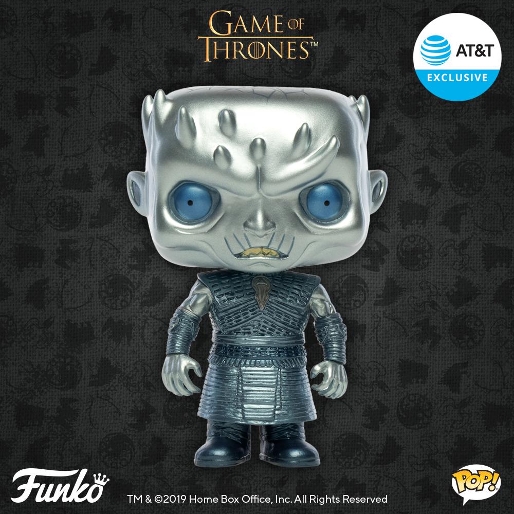 Coming Soon: AT&amp;T exclusive Metallic Night King!
#ForTheThrone #GameofThrones #GoT
funko.com/blog/article/2…