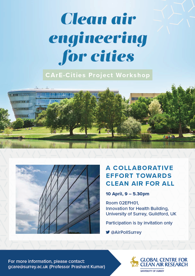 AirPollSurrey's tweet photo. For #CArECities project, supported by @UKRI_News @GCRF @UniOfSurrey #ResearchEngland looking forward to hostiour collaborators from #India #China #Brazil #Colombia #Tanjania #Egypt #Ethiopia #Kenya #Egypt #Malawi #Bangladesh & #Iraq #GlobalSurrey #CleanAir4All #GCARE #Pollution https://t.co/yz7Qx4FXu9