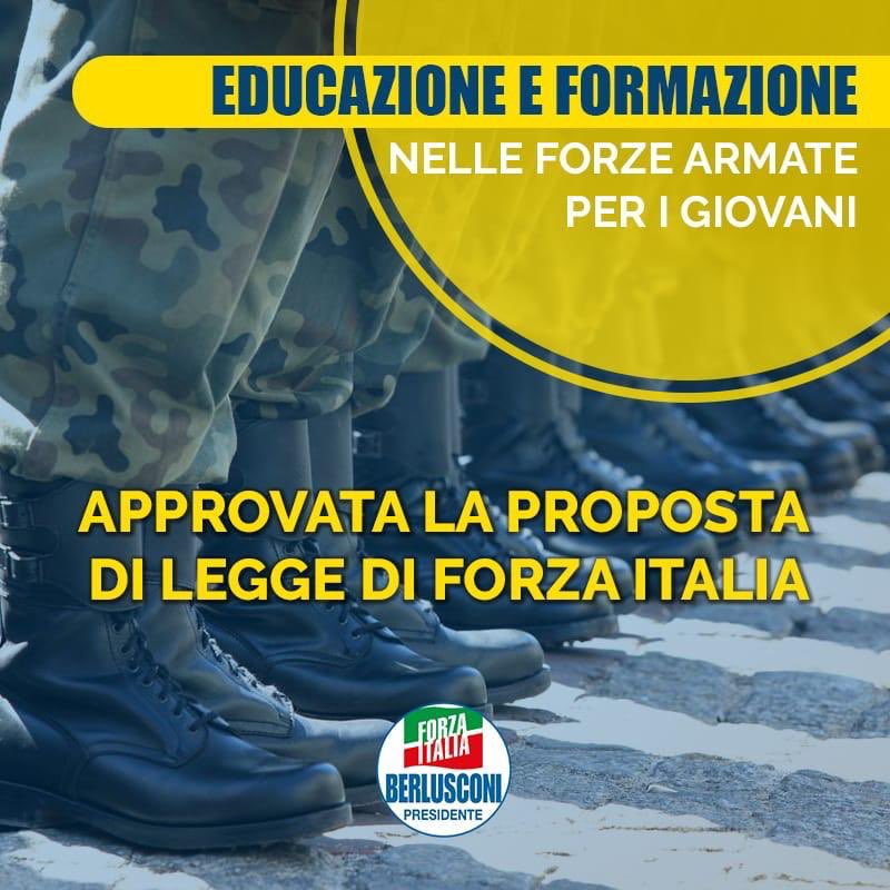 LorenaMilanato's tweet photo. Complimenti a @matteoperegodic per aver portato avanti la pdl di @forza_italia per introdurre percorsi formativi nelle Forze Armate, finalmente approvata in Aula. Ripartiamo dal comparto difesa per riformare intera società. 💪🏻💪🏻💪🏻🇮🇹
#PdlPerego https://t.co/9g9adcYwpw
