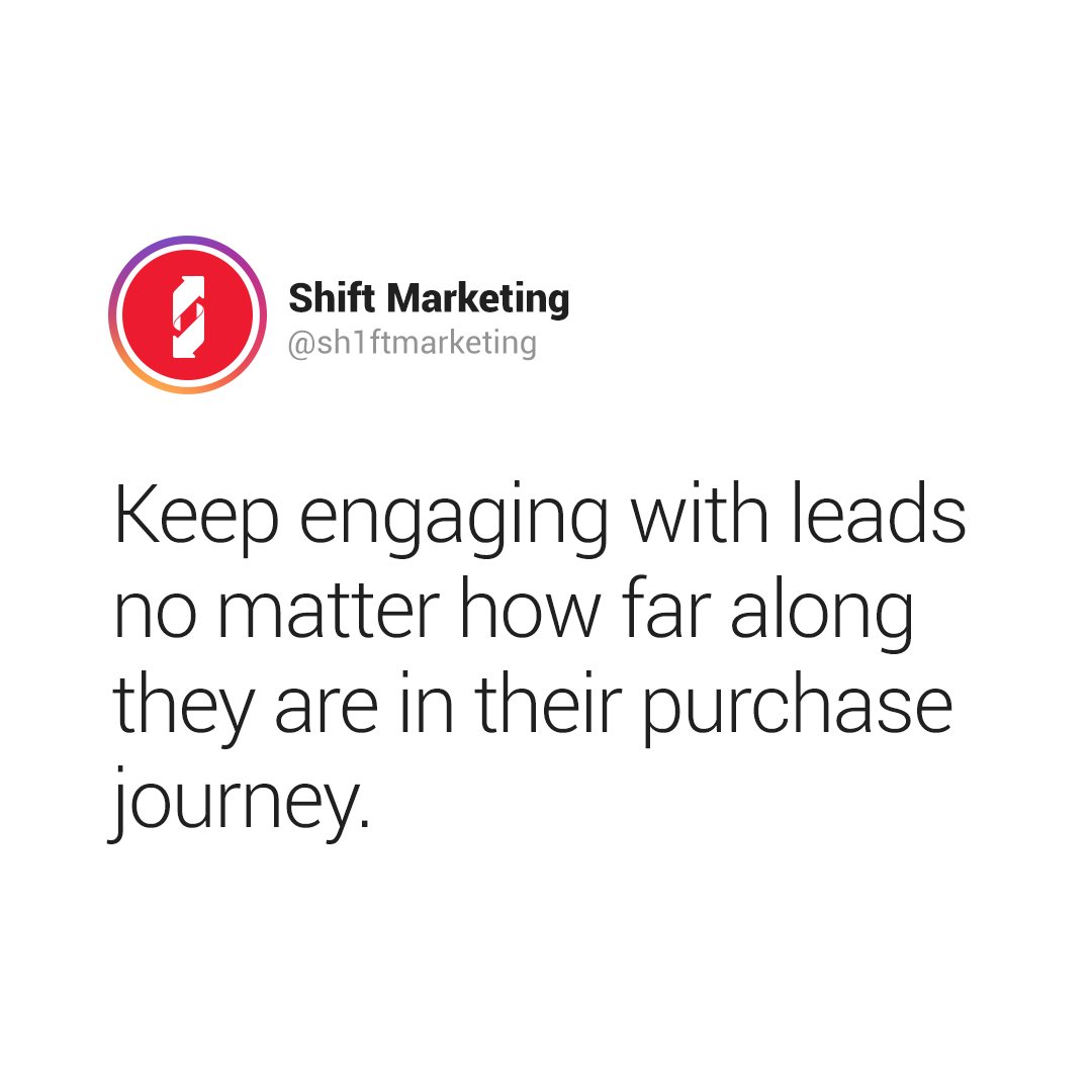 ShftAutomotive's tweet photo. @Google's 2018 Think Auto study found that a car buyer spent 62 days “shopping” before they made a purchase decision. ✍Make sure you interact with all leads no matter how far along they are in their journey!

#ShiftMarketing #Marketing #DigitalMarketing #DirectMarketing https://t.co/vAmpJ0deqW
