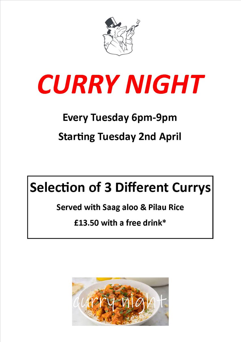 WHO FANCIES A CURRY???