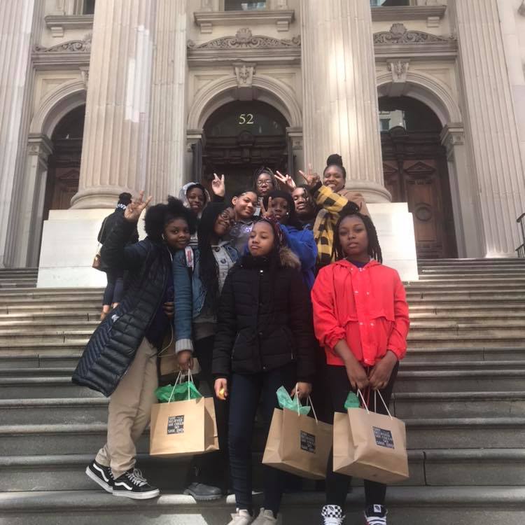 WestPrepAcademy's tweet photo. Thank you to Dr. Susan Greene and @NYCSchoolsOSYD for an inspiring and powerful day. Our girls visited @NYCDOE headquarters and heard from a panel of women in positions of power in our city-- doctors, lawyers, college professors, police captains, fashion stylists, and a principal https://t.co/QPNqoRKZ2b