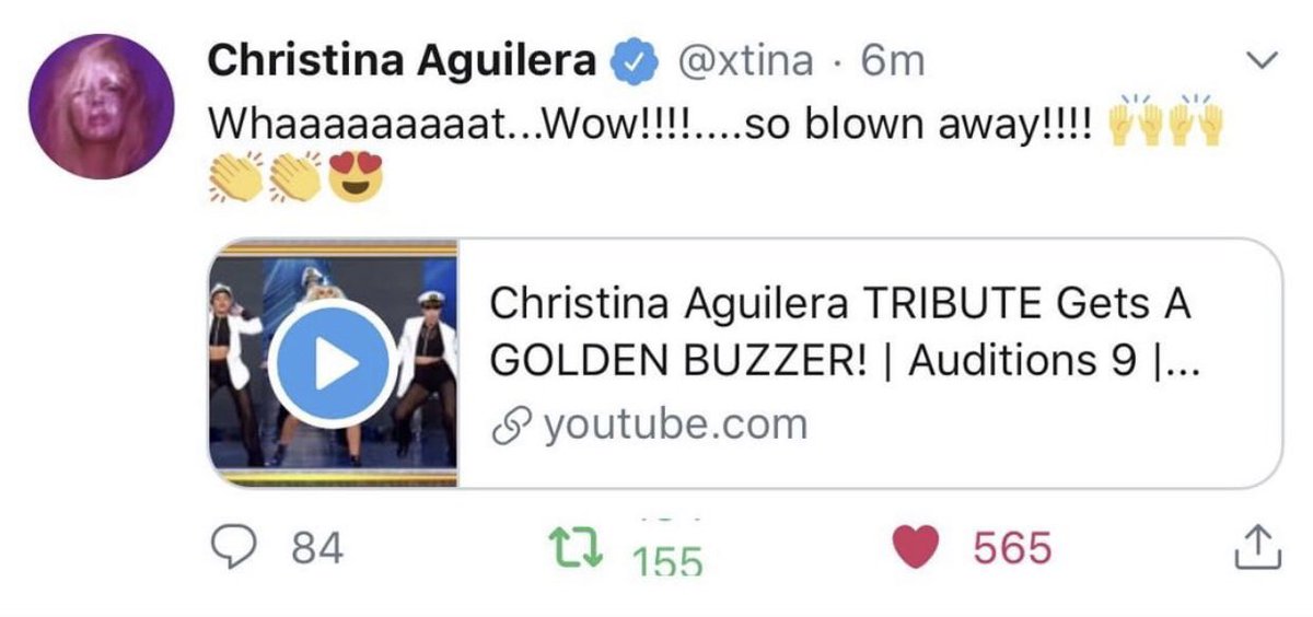 QUALITYSTUDIO's tweet photo. CHRISTINA AGUILERA ha compartido nuestra actuación en su twitter!!! Estamos flipando!!! 👏🏻💥 @xtina #qdsmegacrew #gottalent9 https://t.co/e8FqR1RIHs