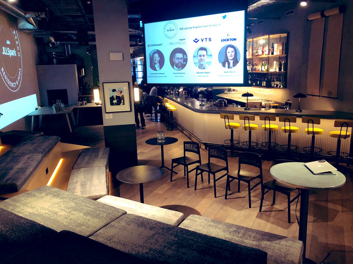 ConcreteVCtech's tweet photo. And the stage is set for tonight #proptechresidency #Proptech #EnterpriseSales #enterprise https://t.co/R8t6YD4s7Q