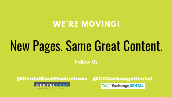 TDClassroomDent's tweet photo. Don't miss out! Follow us to our new Pages!

@DentalCastProductions
@CEExchangeDental https://t.co/kf0XNE41Xz