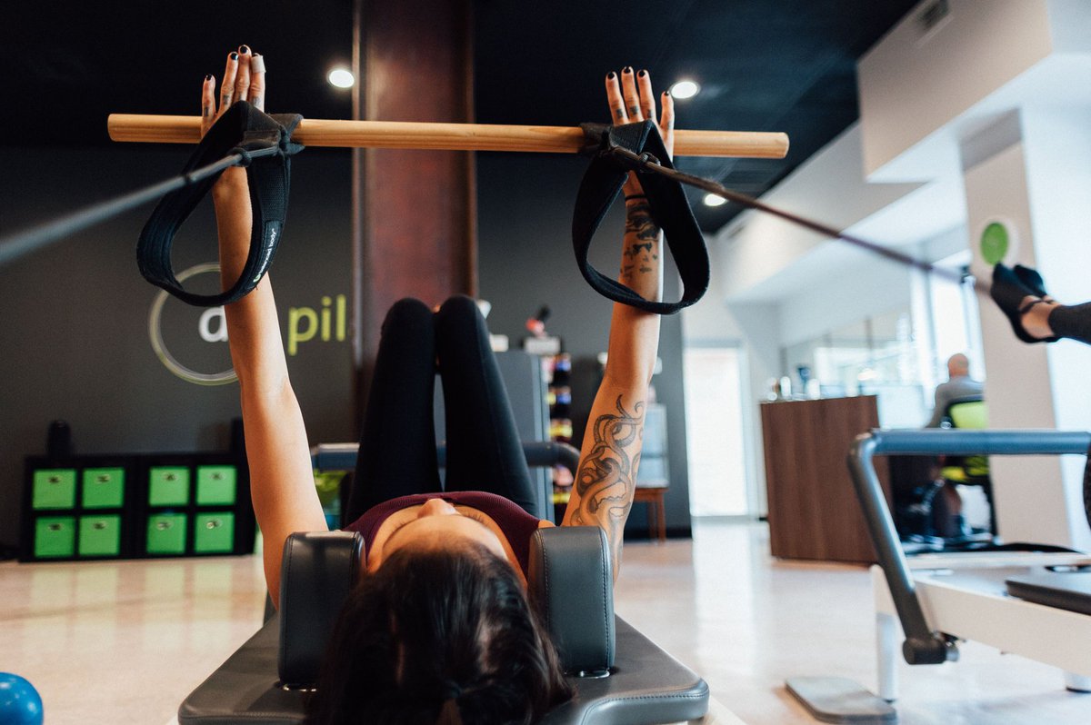 drpilatesLA's tweet photo. Are you ready to challenge your pilates practice? Try a level 2 or jumpboard class! Jumpboard is an excellent, safe, way to combine the low impact pilates practive with some great cardio! #marchmadnesschallenge https://t.co/AGHYCNzW10