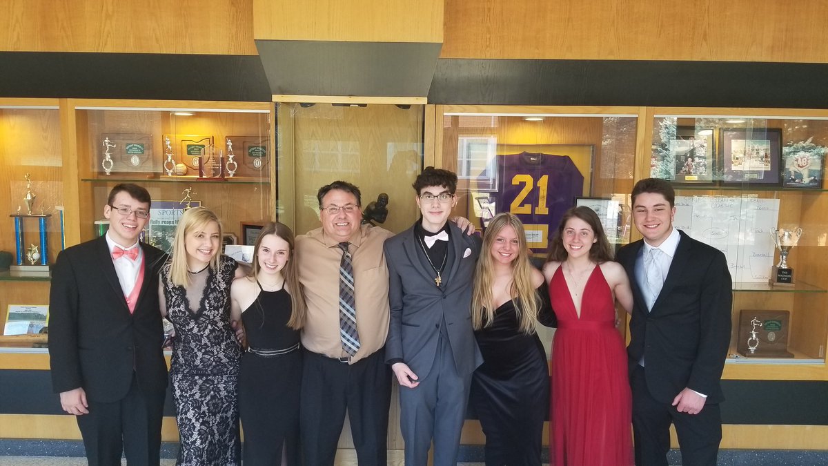 Except for the guy in the middle (me), our MHS prom style show models look ready for the big dance!  MHS has class!