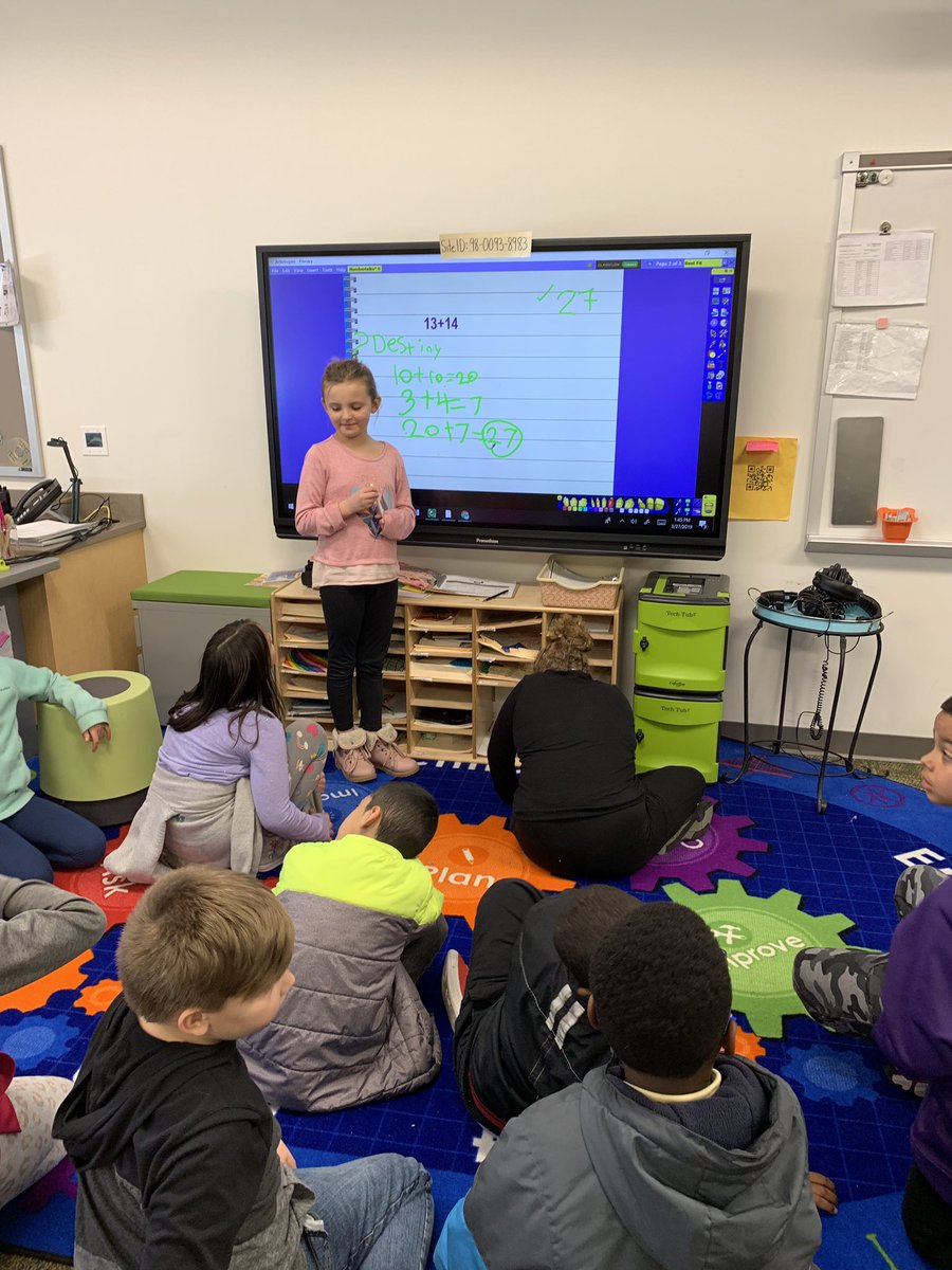 Keyser_BRES's tweet photo. My mind is blown!! 🤯 Mrs. Pingatore’s class crushed it today during Number Talks! I love visiting other classes to check out all of the great stuff happening! #math #numbertalks https://t.co/uPn6AwXKam