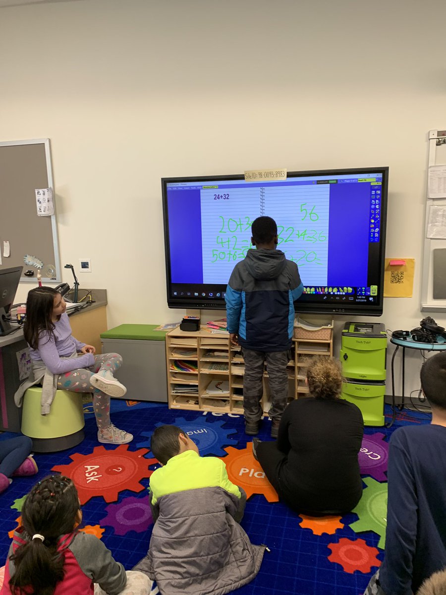 Keyser_BRES's tweet photo. My mind is blown!! 🤯 Mrs. Pingatore’s class crushed it today during Number Talks! I love visiting other classes to check out all of the great stuff happening! #math #numbertalks https://t.co/uPn6AwXKam