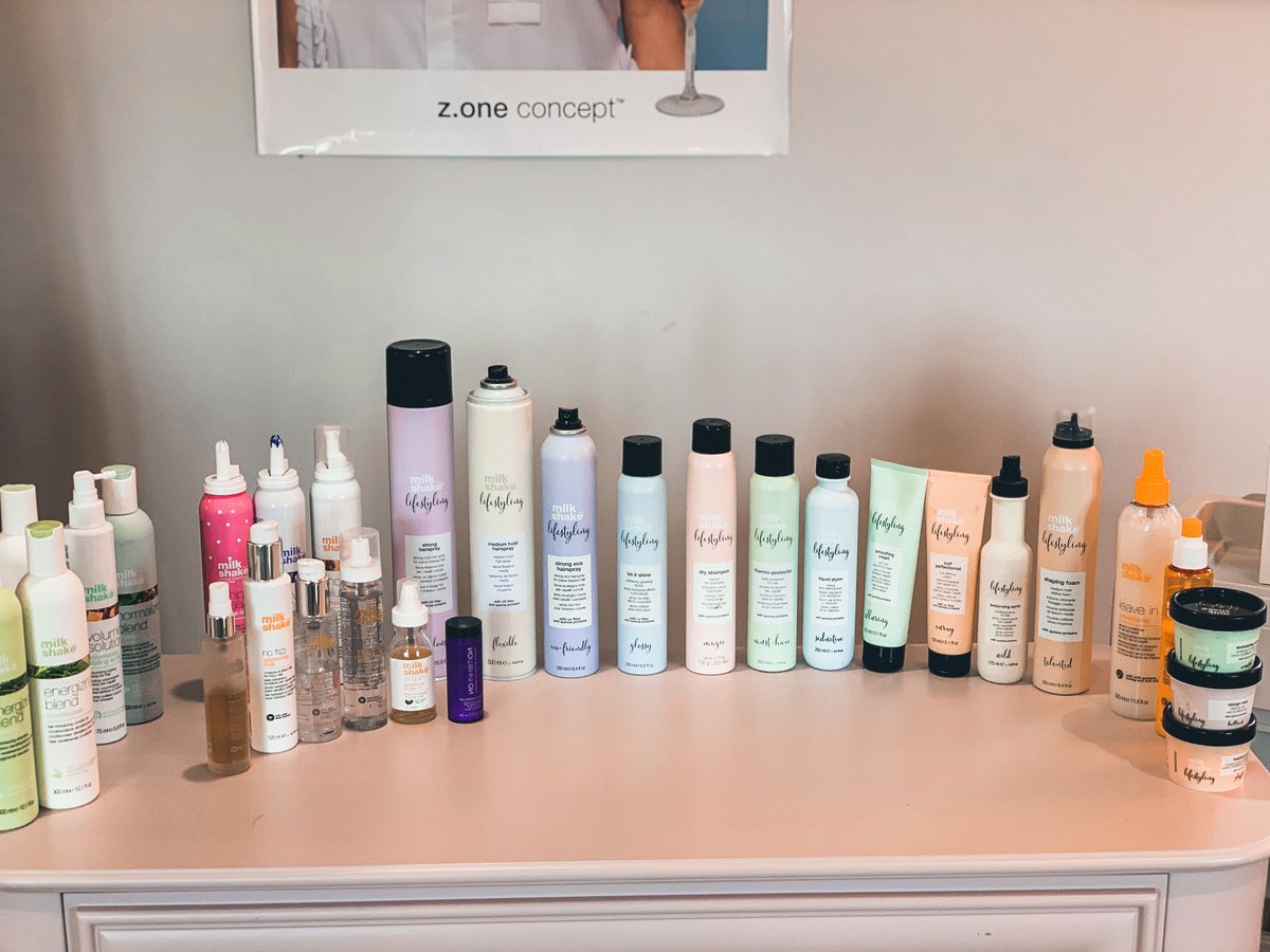 salonatcharmed's tweet photo. We had a fab afternoon of Milk Shake Hair UK training yesterday! Look out for the new products hitting our shelves soon. 💆 https://t.co/RaIPPa1kHD