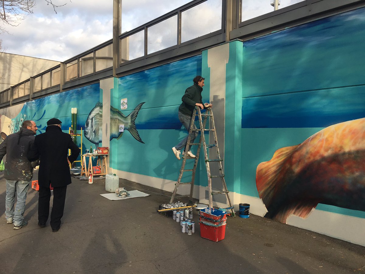 Giorgio_RossiTs's tweet photo. E intanto fuori dallo stadio #Grezar...... CHROMOPOLIS, una “fabbrica” di splendidi artisti.
#chromopolis #trieste #streetart #FVG #ProgettoAreaGiovani https://t.co/UxDOcuSRBr
