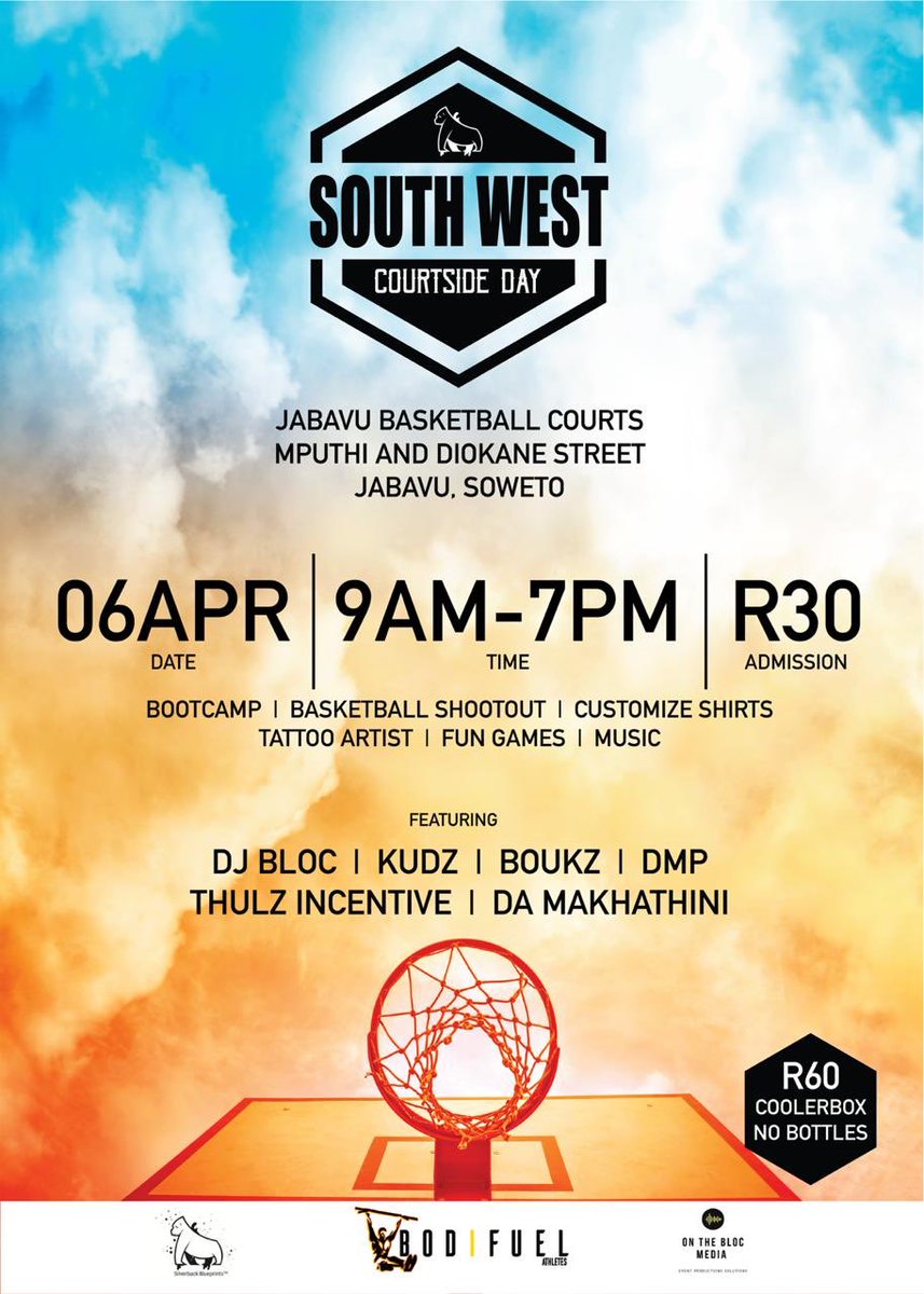 phumeza_shh's tweet photo. ๐๐
My brother @SLMagane is hosting the dopest all day outdoors event in Soweto! Donโt say you didnโt know
Next weekend is going to be so worth it! Make a plan and make sure youโre at
#SouthwestCourtsideDayโ๐พ๐ฆ
#GoodVibesOnly #SaveTheDate #SilverbackBlueprints #BabizeBonke https://t.co/VZn8r7VxBx