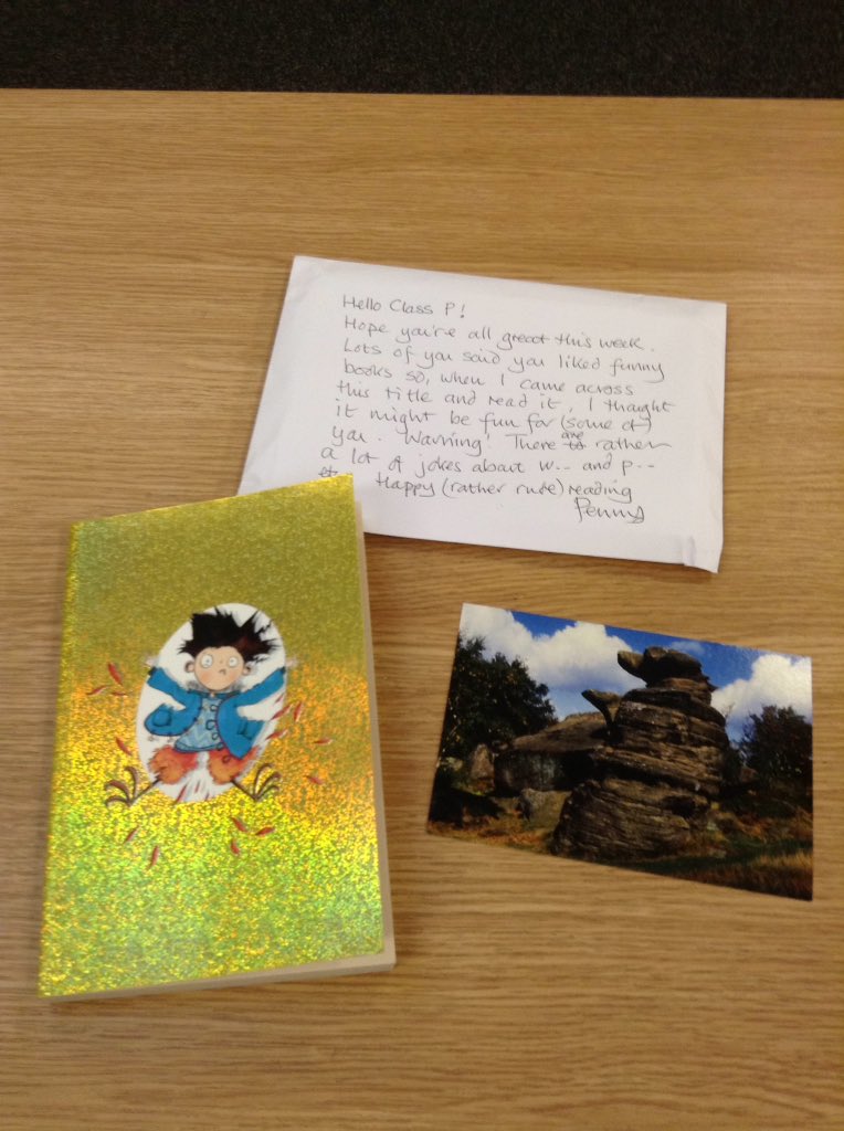 Year5CLS_CE's tweet photo. Book post from the lovely @PennyDolan1 thank you so much and we hope you like our ever growing display @bookpenpals https://t.co/o1DM5EGTv2