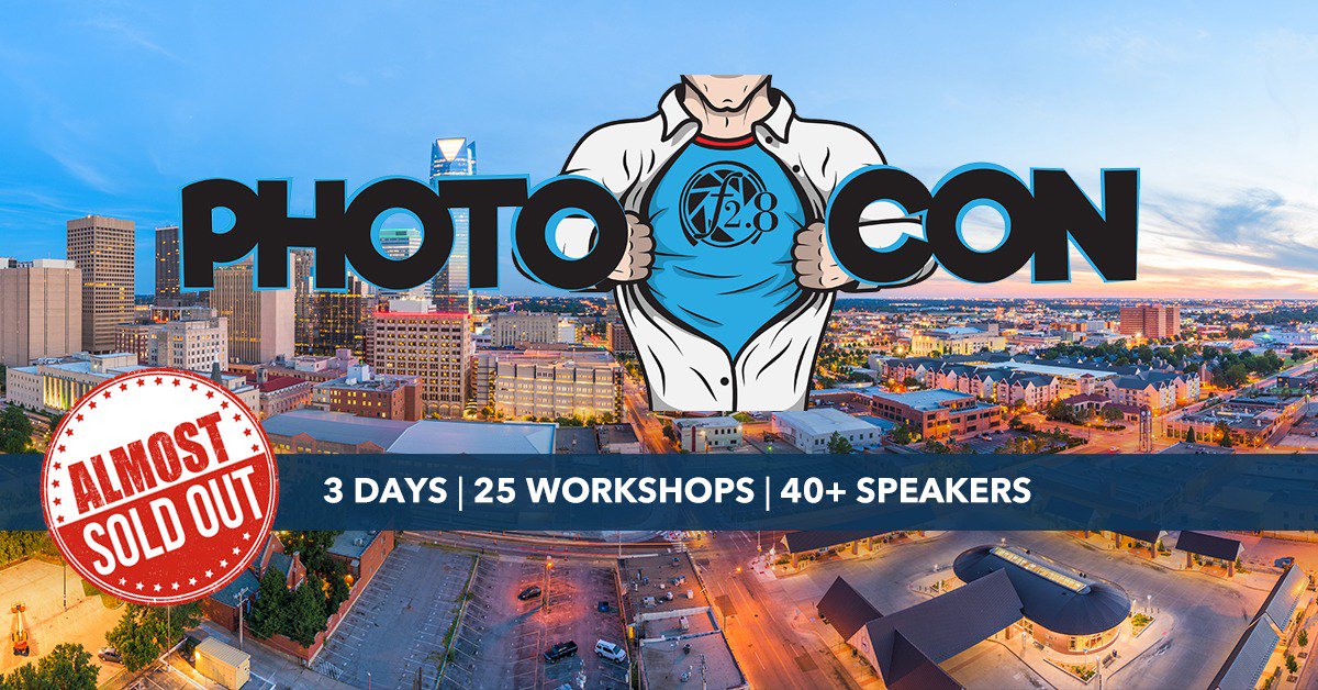 BedfordCamera's tweet photo. Tickets almost gone! PhotoCon 2019 kicks off tomorrow in downtown Oklahoma City. Learn, interact, and be inspired like never before at the region’s largest photography and imaging show. Grab your ticket and see the full schedule of events at https://t.co/bcTni9l9ab. @bedfordsokc https://t.co/KvnThDeiPj