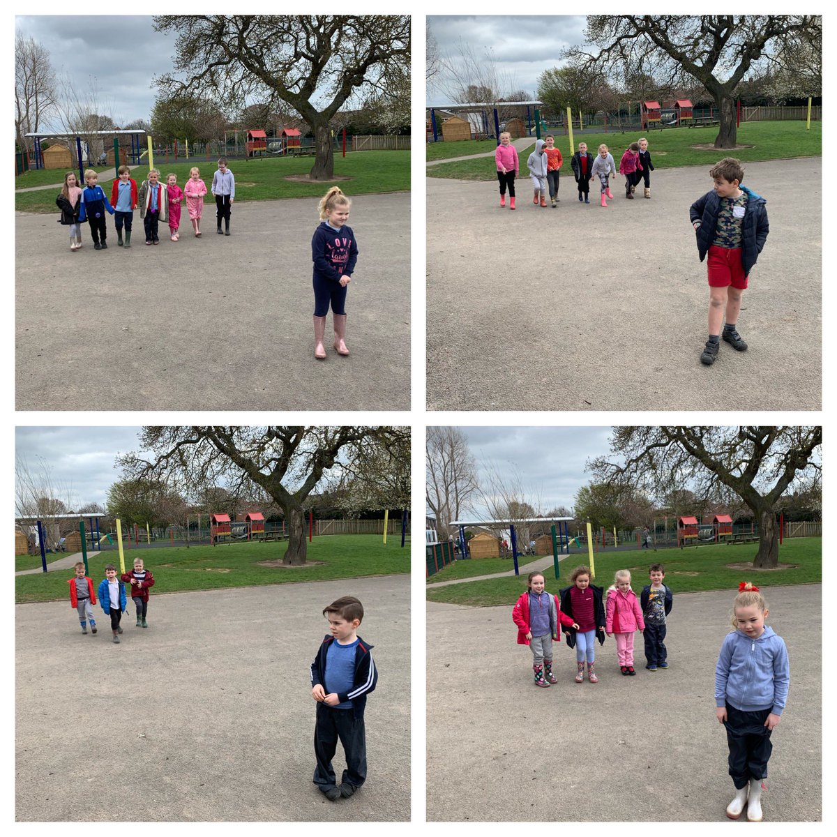 WepreCP's tweet photo. Years 1 and 2 enjoyed playing “Pryd mae bws yn mynd Mr Blaidd?” during our outdoor session this morning! Da iawn pawn #outdoorlearning #speakingwelsh https://t.co/KMYGBrL8uz