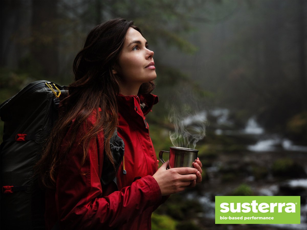 SusterraPDO's tweet photo. Our new Susterra® membrane has been finding its way into more and more outdoor apparel, adding resistance against the elements by keeping warmth in and water out. Explore more of what’s out there, rain or shine, with Susterra® membrane supported apparel. #PerformanceIsInOurNature https://t.co/Wy8WWtrwaL