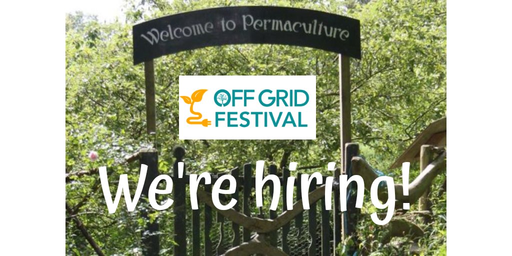 OffGridFestival's tweet photo. Are you passionate about #permaculture? We are seeking a #volunteer coordinator to organise our permaculture #education programme, preferably with experience or training in permaculture #design. We are a 100% volunteer led event. Get in touch to join our team! #OffGrid2019 #Devon https://t.co/49zYfd7X4m