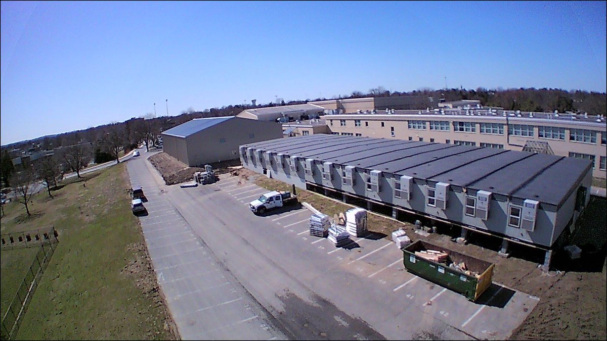 Max gets awesome drone pictures of the PMHS Phase 1 Construction and Renovation Project, and this is only the beginning!