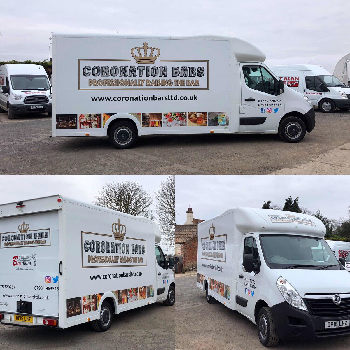 Coronationbar16's tweet photo. A massive thank you to Stuart Alan Signs for the professional job of sign writing our new vehicle!
The coronation bars van is ready to deliver to an event near you
#coronationbars #van #drinks #wine #gin #beer #followthevan #ontheroad https://t.co/wdT4LsskVR
