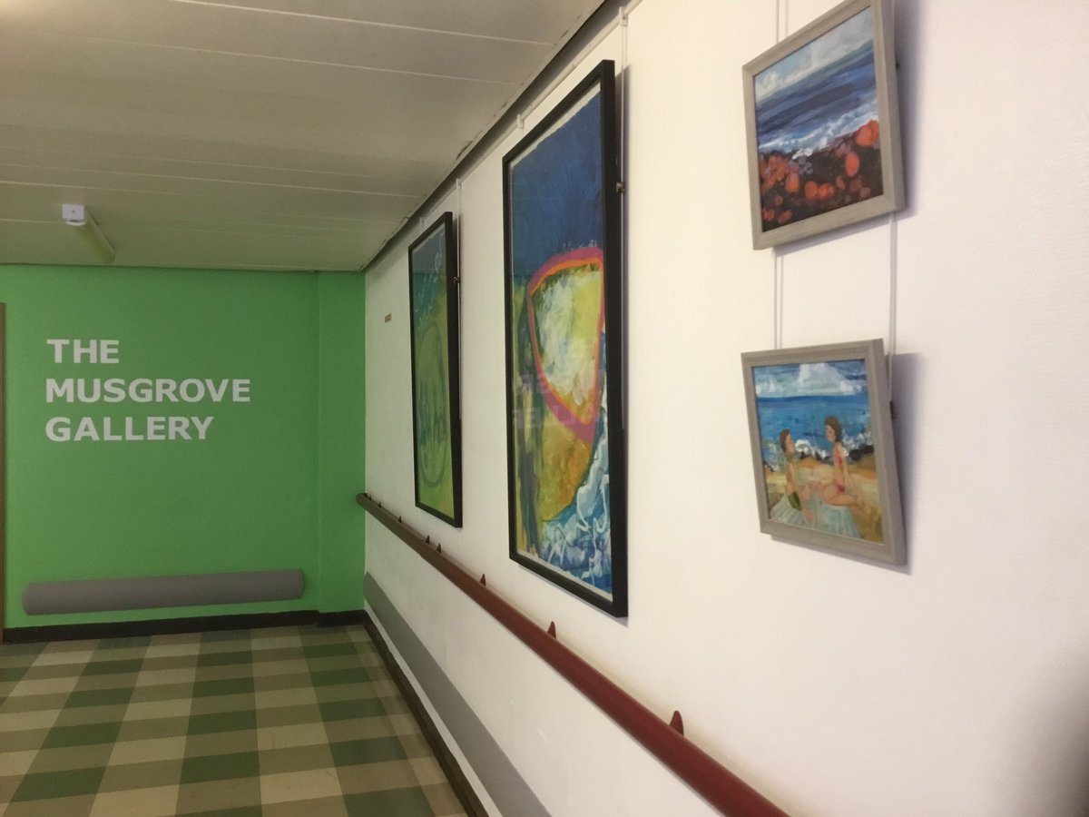 Debslast's tweet photo. Exhibition is up for Art for life at #musgrovehospital #exhibition #artforlife #macaplym https://t.co/SuLjnykYMT