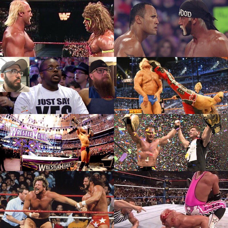 Today at 3pm on @SPMediaCenter Jamison & the Toronto Taintjob himself @AnthonyDenu count down the most memorable #wwe #WresteMania moments. What moments stand out to you?