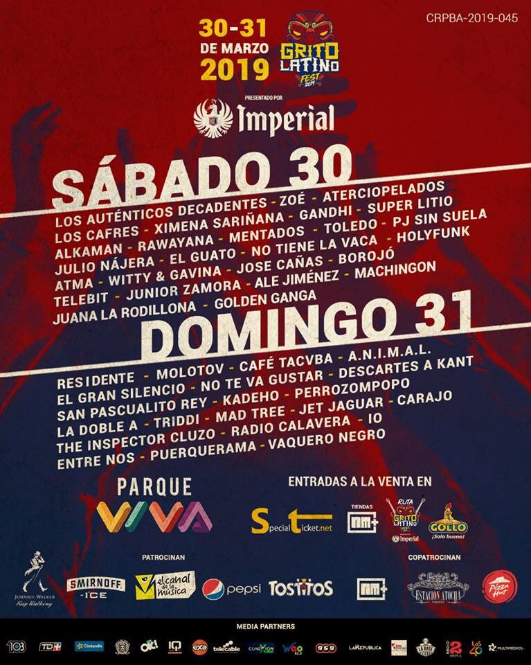 Vendo 3 entradas para los dos dias...₡40 000 c/u