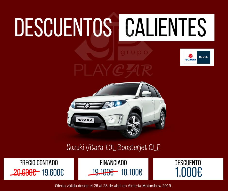 Descuentos calientes en #Suzuki 😮 Solo en Almería Motorshow. Reserva ya tu cita personalizada aquí 👉 reservatucita.grupoplaycar.com