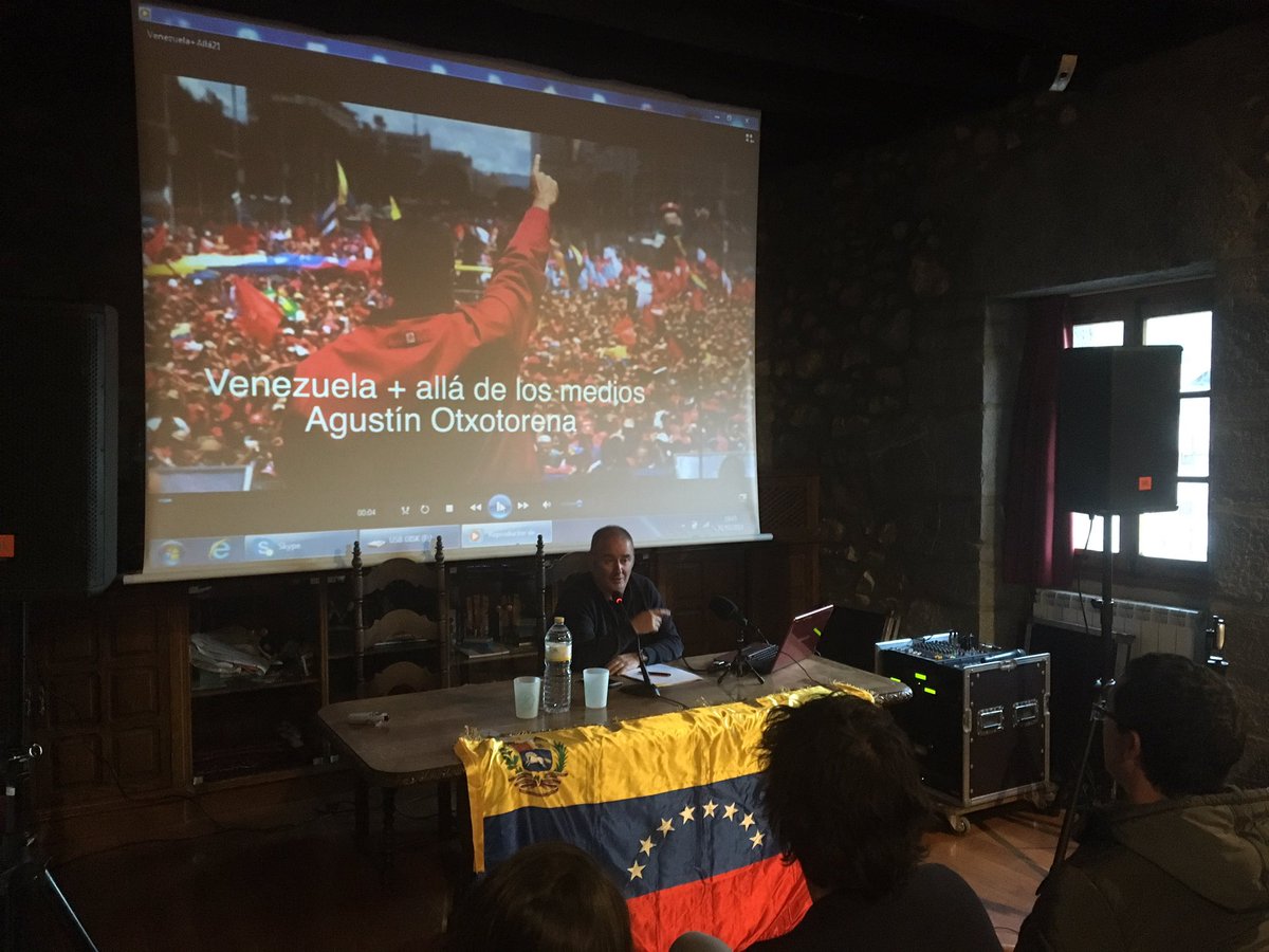 Zuzenean ikus dezakezue <a href="/aotxotorena/">Agustin Otxotorena 🇻🇪</a> ematen ari den hitzaldia: facebook.com/agustin.otxoto…