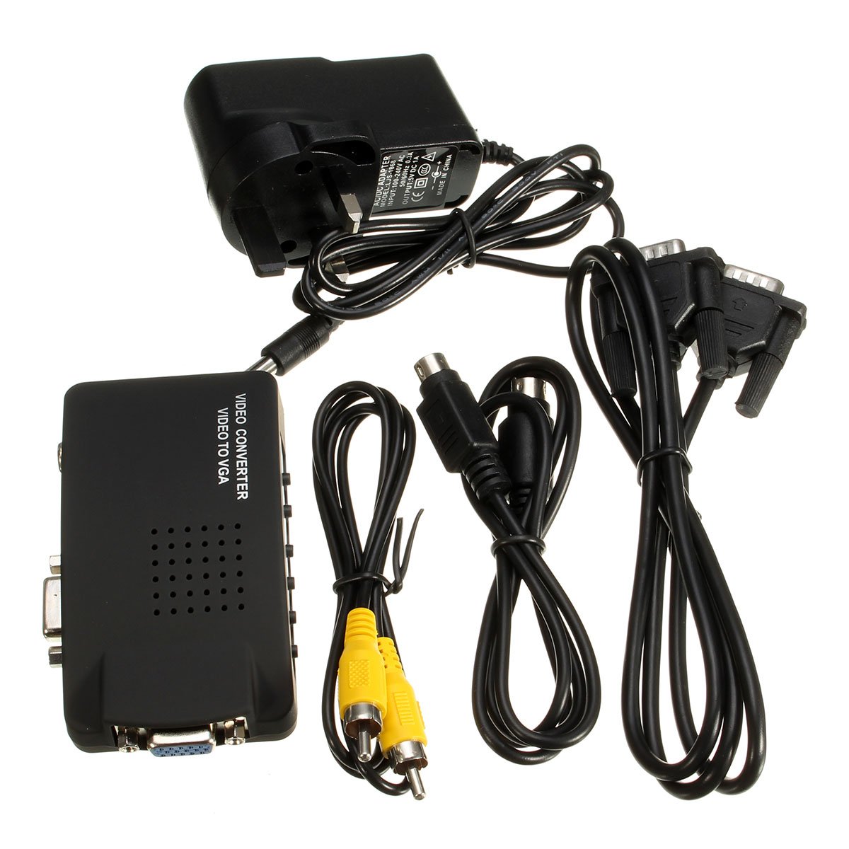 TechCentralSto4's tweet photo. #tech|#electronics|#computers|#gadgets NEW Safurance CCTV DVD DVR Camera TV BNC S-Video VGA input zu VGA output PC Konverter Adapter Home Security Safety https://t.co/RaiBW3Wri0