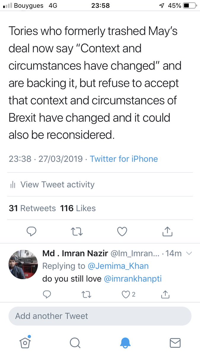 Jemima_Khan's tweet photo. This is always going to be the first reply to every tweet for the rest of my life until I’m dead. https://t.co/T5EPODO2zS
