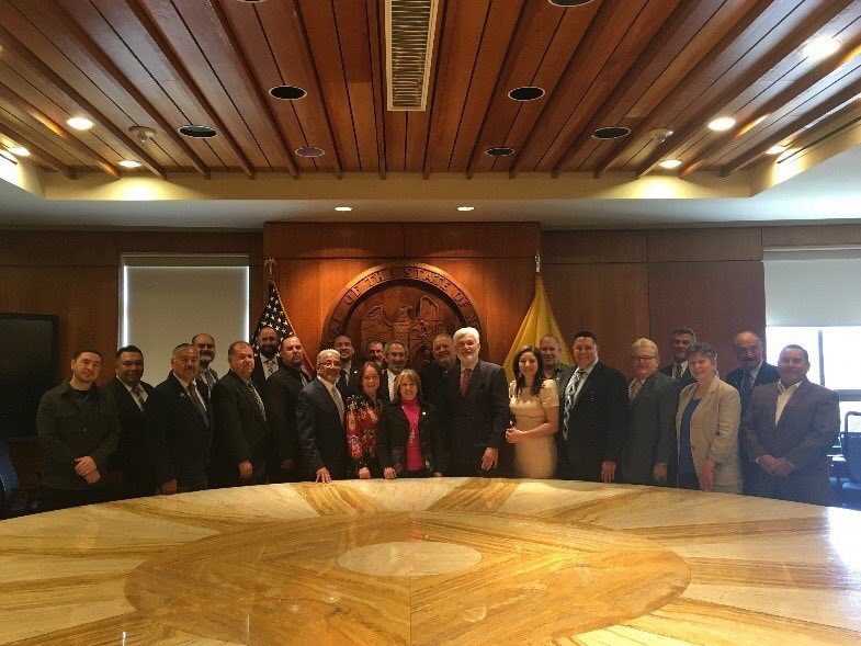 WSCarpenters's tweet photo. "With the swipe of a pen our governor put an end to the right to work madness in New Mexico. Huge victory for all hard working New Mexico families today." -Rosendo Najar SWRCC
https://t.co/ZtNHJQ0oJ9
#SWCarpenters #UnionStrong #ForOurFamilies #ForOurRights #NoRightToWork https://t.co/74nYBJguNl