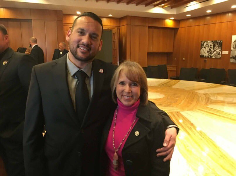 WSCarpenters's tweet photo. "With the swipe of a pen our governor put an end to the right to work madness in New Mexico. Huge victory for all hard working New Mexico families today." -Rosendo Najar SWRCC
https://t.co/ZtNHJQ0oJ9
#SWCarpenters #UnionStrong #ForOurFamilies #ForOurRights #NoRightToWork https://t.co/74nYBJguNl
