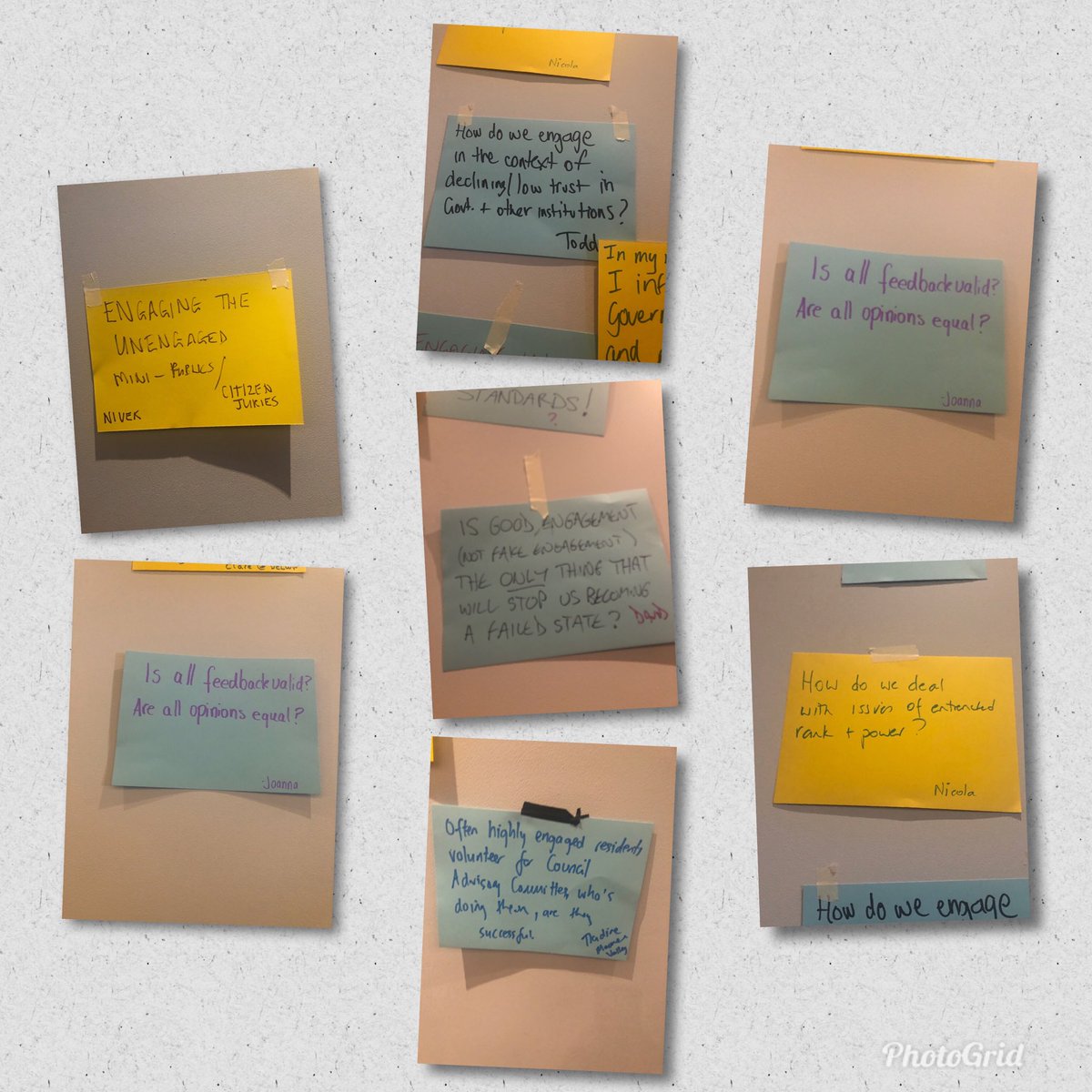 A few #openspace ideas that caught my interest ⁦<a href="/Engage2Act/">Engage 2 Act</a>⁩ (un)conference