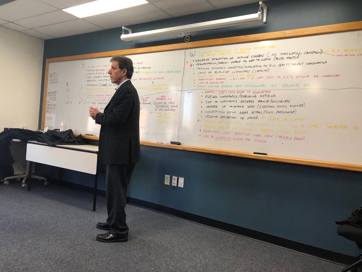 GNBWIB's tweet photo. Think tank at the #MTC Westborough MA #EOHED Manufacturing SWOT Analysis #MassHireWorkforceBoards #MassMEP #CommCorp #DOE https://t.co/SF7Jg9LTRz