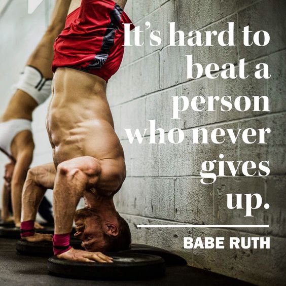 NewCovCrossFit's tweet photo. If you never give up, you can't lose. #DontGiveUp #PushYourself #FitnessMotivation #CrossFit #WorkoutWednesday #workoutmotivation https://t.co/3RBKDvoIHb